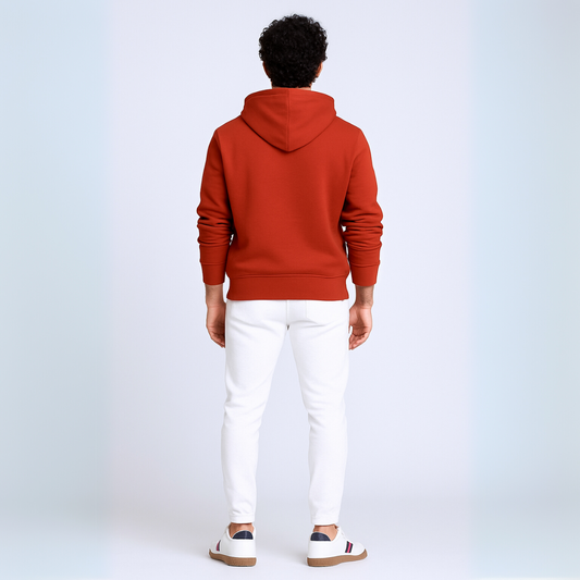 Regular Fit Premuim Hoodies - Unisex Red - VIGOR99