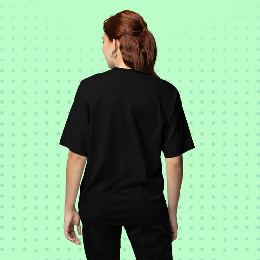 Unisex- Plain Premuim Oversized T-Shirts Black - VIGOR99