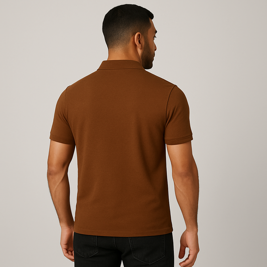 Corporate Polo T-Shirts Brown - VIGOR99