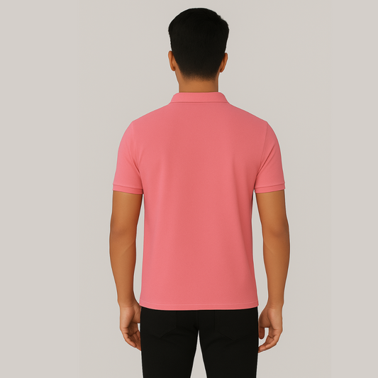 Corporate Polo T-Shirts Pink - VIGOR99