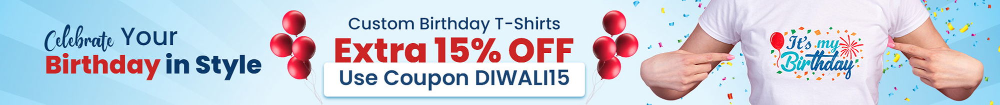 Birthday T-Shirts - Celebrate in Style with Custom Designs