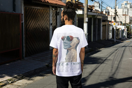 Oversized Printed Cotton T-Shirts - VIGOR99