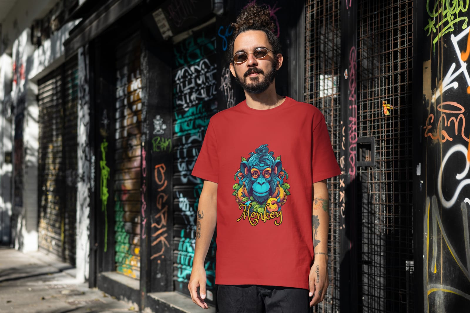 Oversized Printed Cotton T-Shirts - VIGOR99