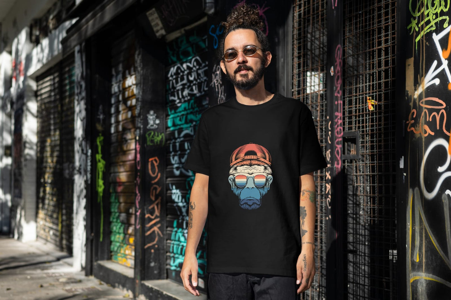 Oversized Printed Cotton T-Shirts - VIGOR99