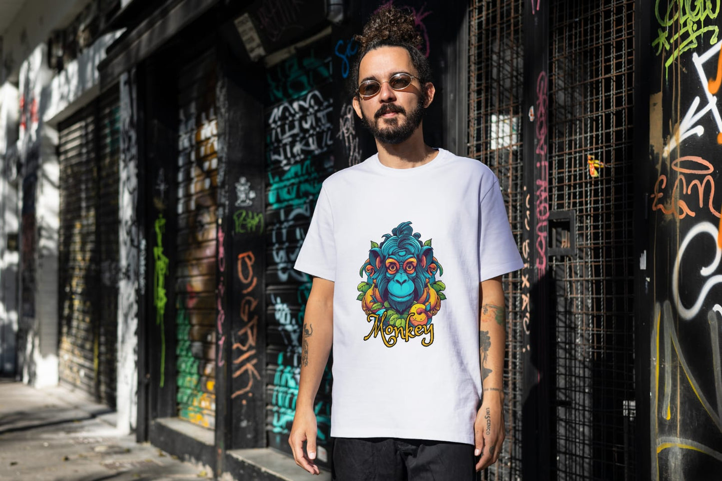 Oversized Printed Cotton T-Shirts - VIGOR99