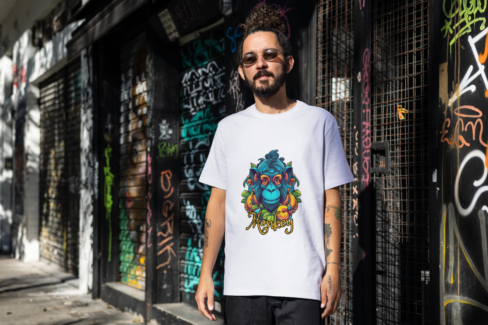 Oversized Printed Cotton T-Shirts - VIGOR99