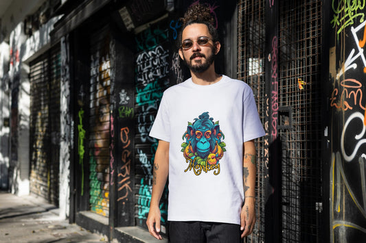 Oversized Printed Cotton T-Shirts - VIGOR99