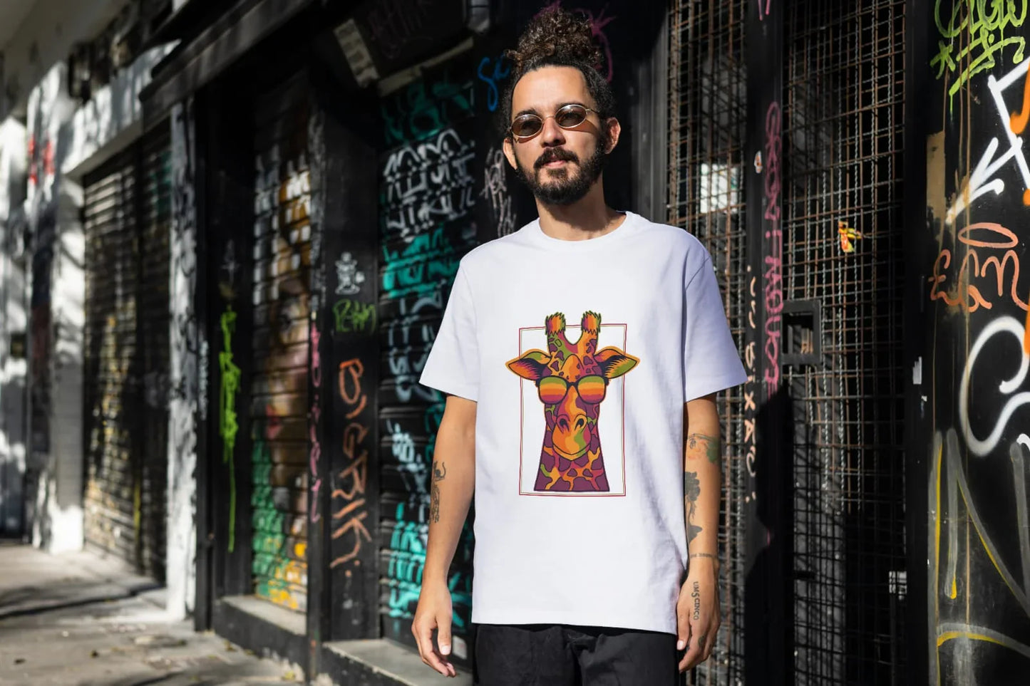 Oversized Printed Cotton T-Shirts - VIGOR99