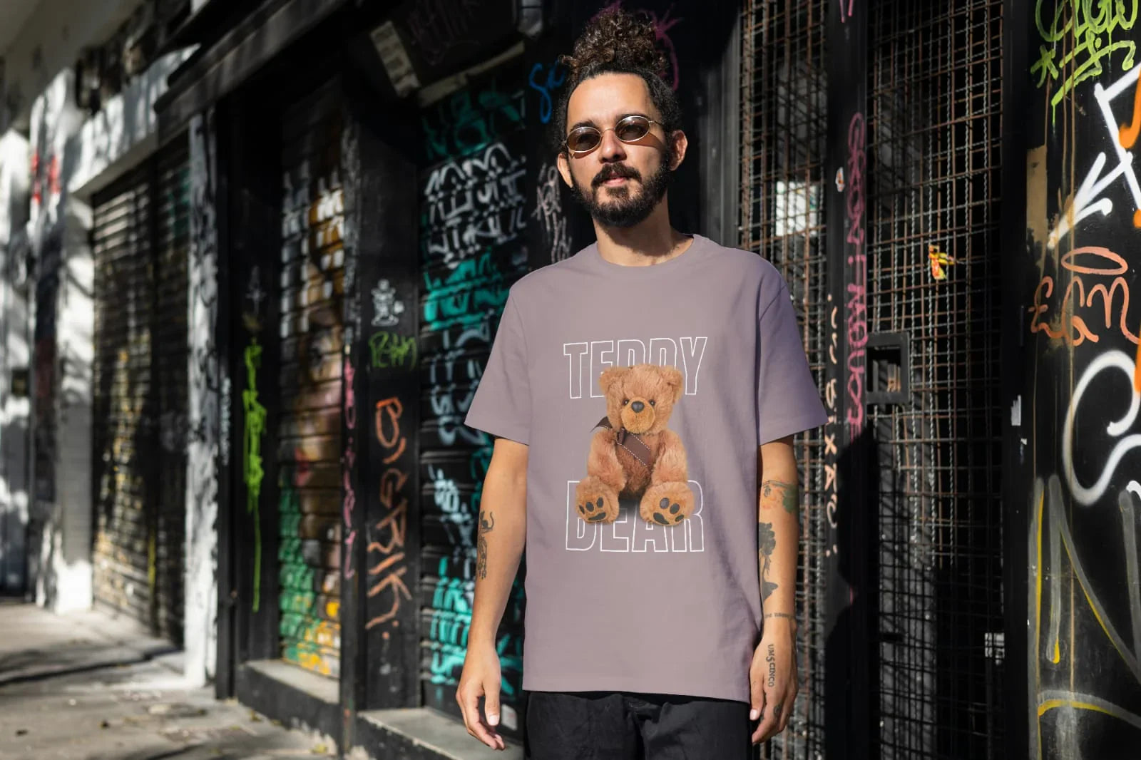 Oversized Printed Cotton T-Shirts - VIGOR99