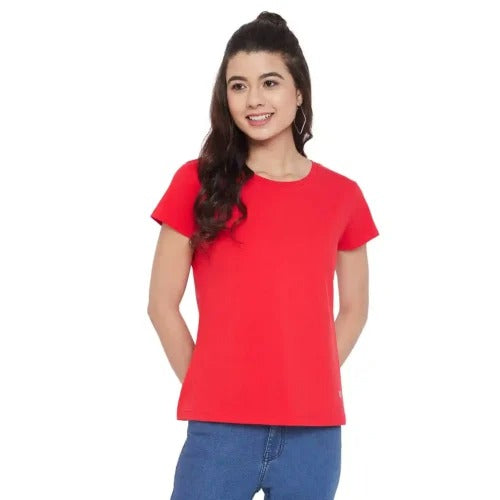 Women's Plain Regular fit T-Shirt