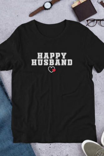 HAPPY HUSBAND - T-SHIRT