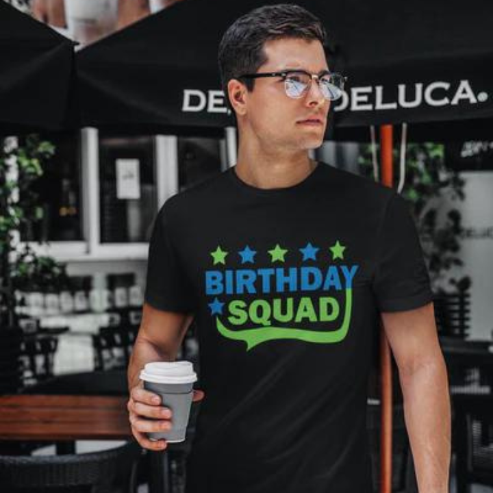 BIRTHDAY SQUAD  - T-SHIRT