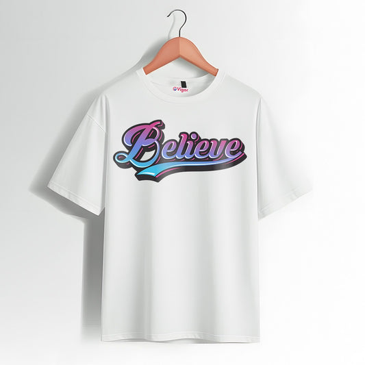 Believe Motivational T-Shirt – Inspirational Graphic Tee