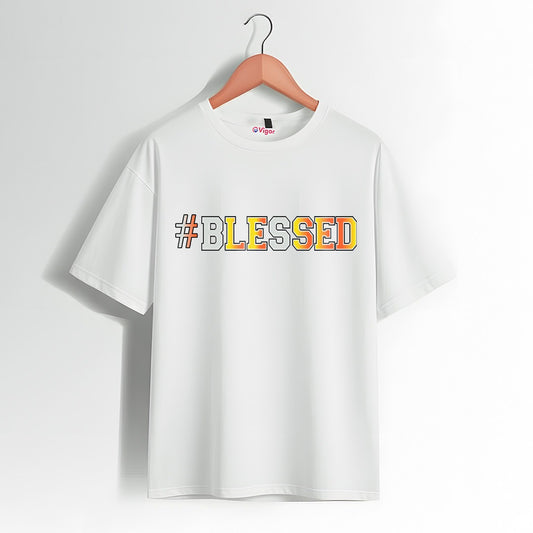 Blessed Graphic T-Shirt – Faith & Positivity Tee
