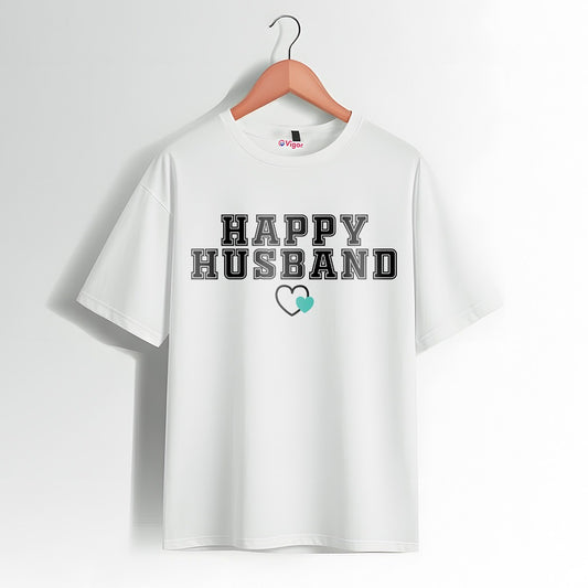 Happy Husband T-Shirt – Fun Graphic Tee for Men
