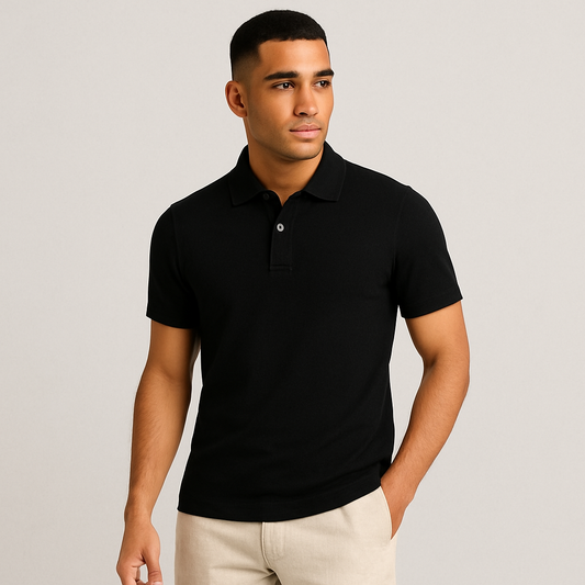 Corporate Polo T-Shirts Black - VIGOR99