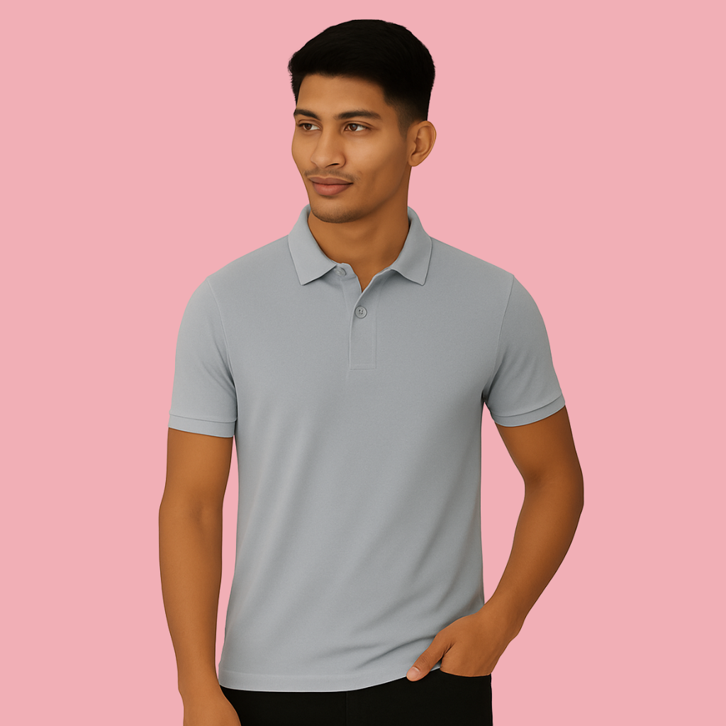 Corporate Polo T-Shirts Gray - VIGOR99