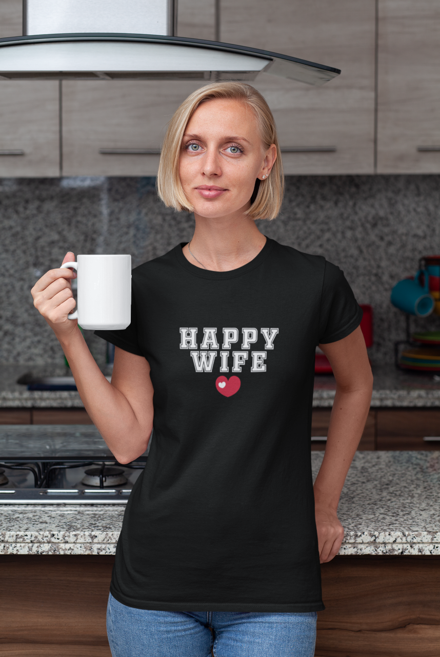 HAPPY WIFE - T-SHIRT