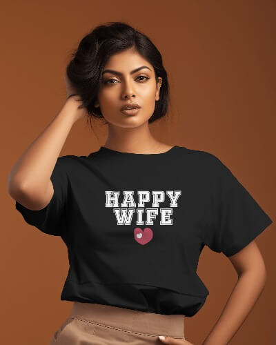 HAPPY WIFE - T-SHIRT