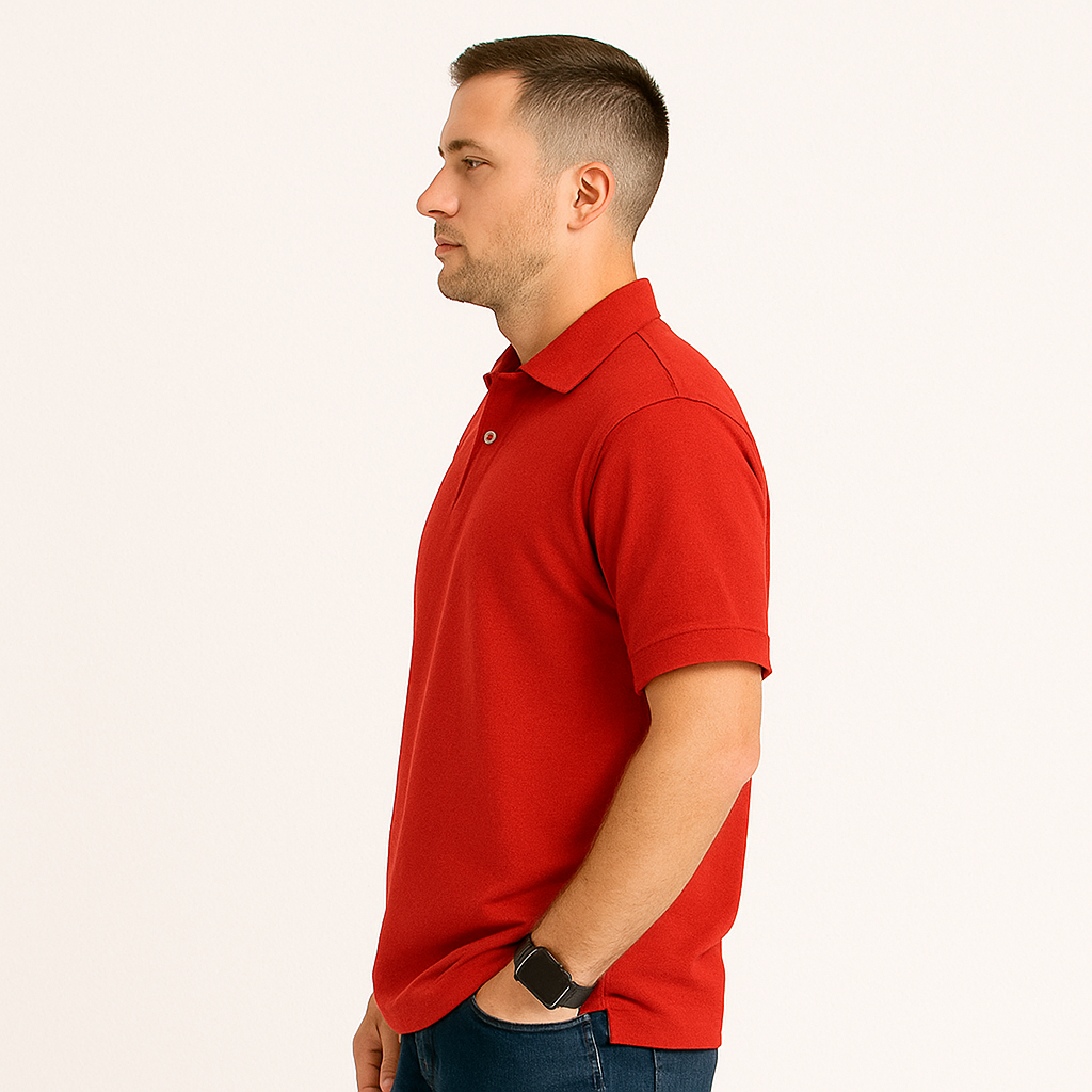 Corporate Polo T-Shirts Red - VIGOR99