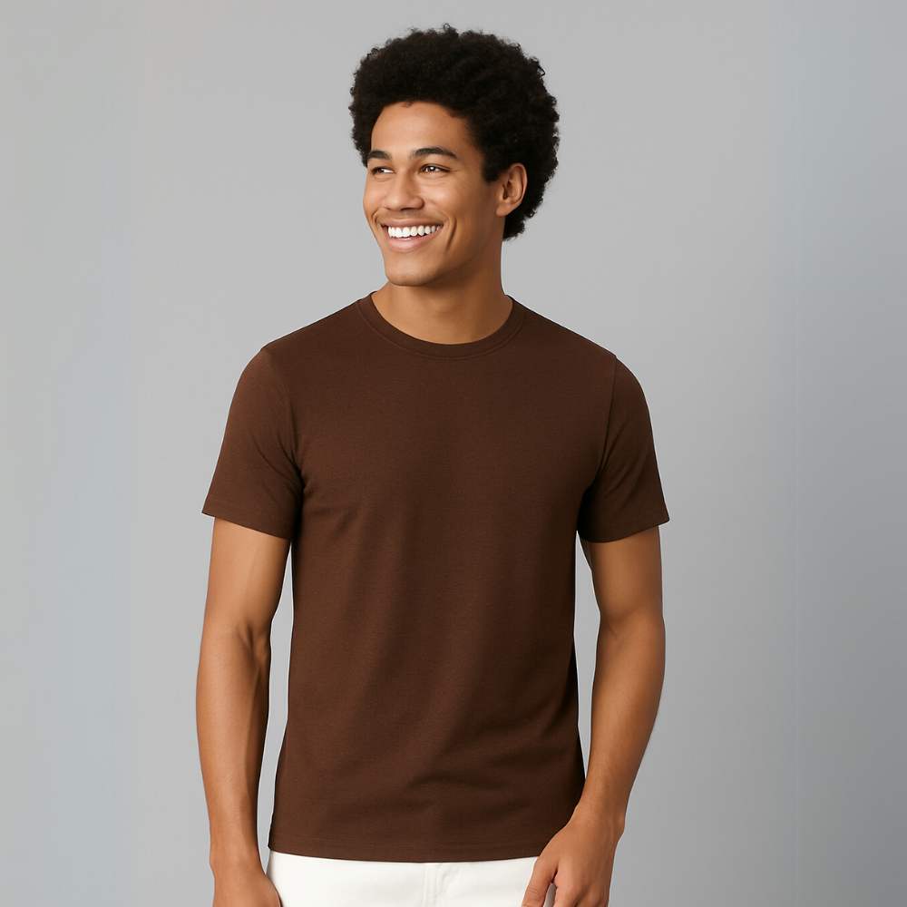 Men's Tshirt Brown - VIGOR99