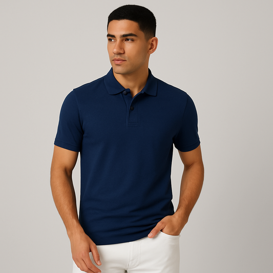 Corporate Polo T-Shirts Navy - VIGOR99