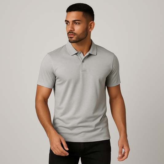Corporate Polo T-Shirts Silver - VIGOR99