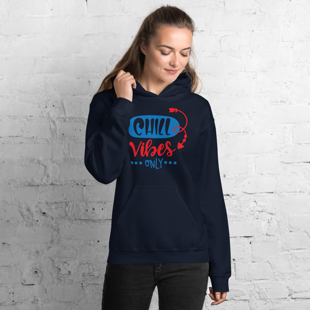 CHILL VIBES ONLY HOODIE - HOODIE