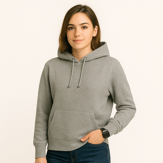 Regular Fit Premium Hoodies-Unisex Grey - VIGOR99